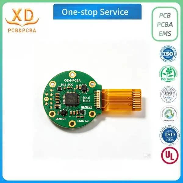 Conjunto de PCBA de CGM: fabricante de PCBA m&eacute;dico con monitor continuo de glucosa