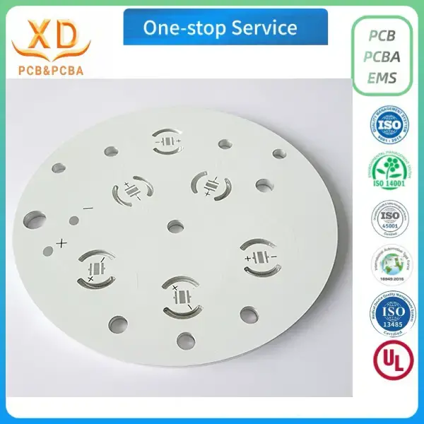 Fabricaci&oacute;n de PCB de aluminio LED circular personalizada: materiales, especificaciones y controles de calidad